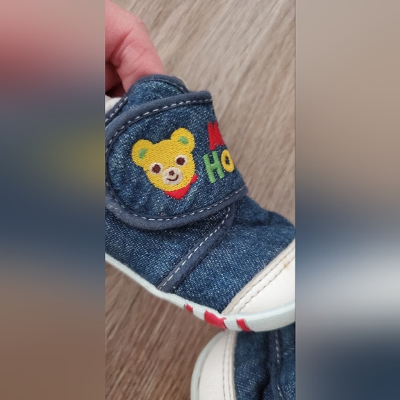 Blue and White Kids Shoes - Picture 9 of 9